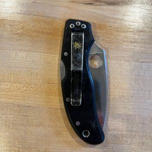 Vintage Spyderco Dragonfly AUS-8 Clipit Japan Made knife